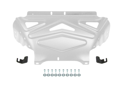 Защита картера Rival для Lada (ВАЗ) 2121 (4x4) (V - все) 1977-2021/2131 (4x4) (V - все) 1993-2021/Niva Legend 2121 (V - все) 2021-н.в./2131 (V - все) 2021-н.в., алюминий 3 мм, с крепежом, штампованная, 333.6040.2