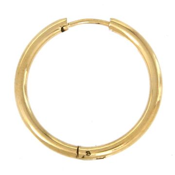 Серьга кольцо золото (2,0*18) мм