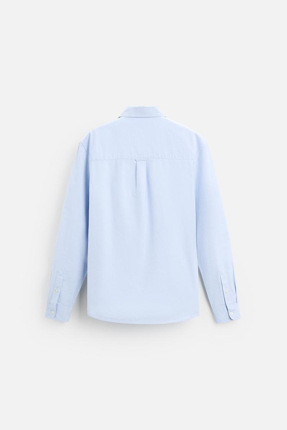 ZARА РУБАШКА ОКСФОРД, НЕБЕСНО-ГОЛУБОЙ
