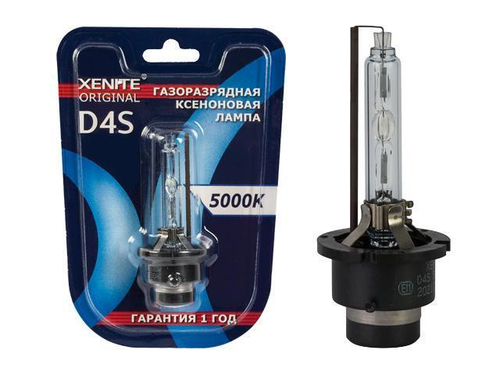 Лампа D4S 6000К ксеноновый свет Xenite Original 1шт