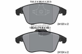 BENDIX Braking - BPD1093-BEN - Brake Pad Set, disc brake