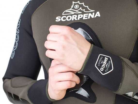 Гидрокостюм Scorpena B3+ 7 мм Зелёный