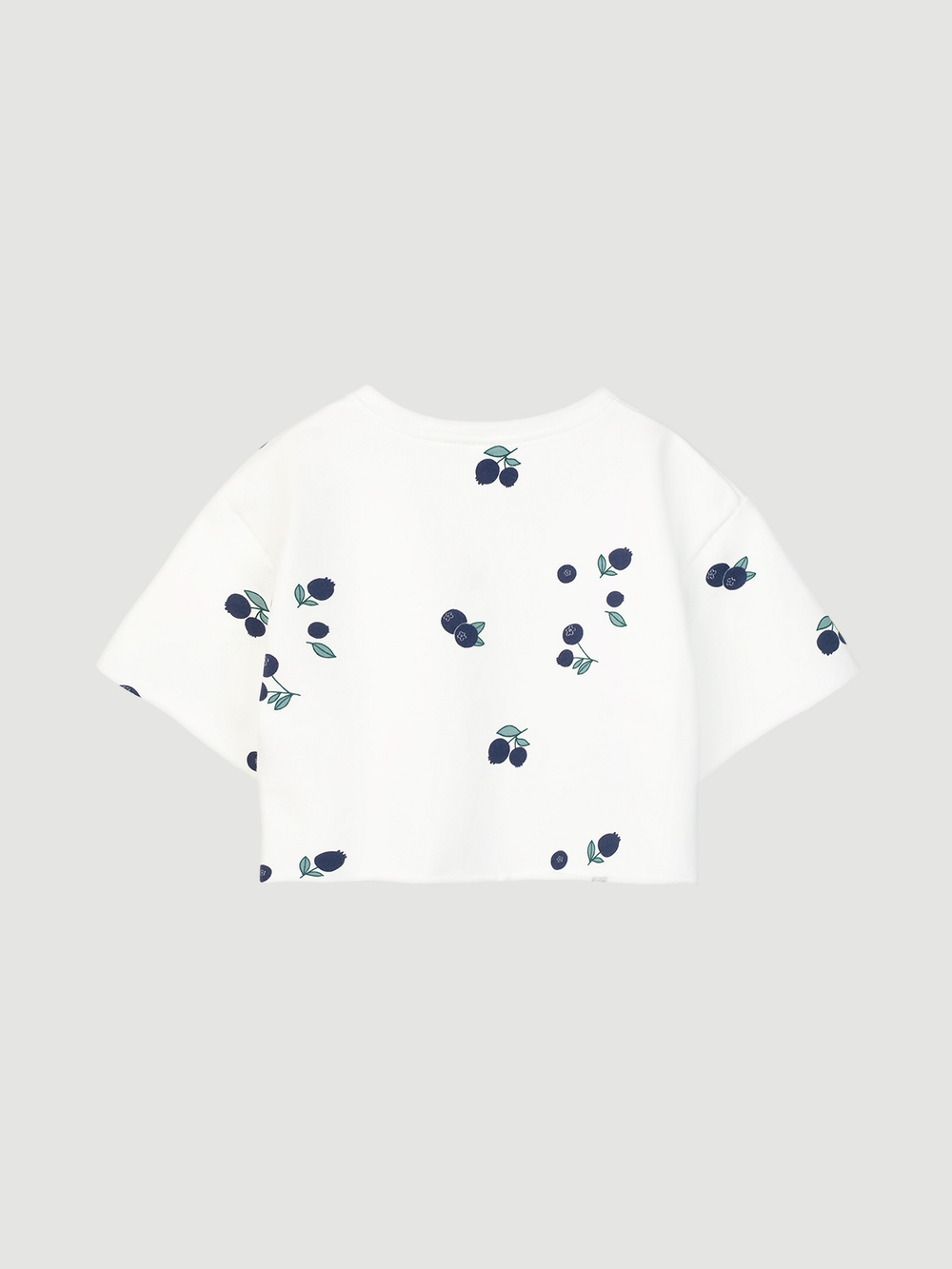 Комплект Mjölk {футболка укороченная и шорты} Голубика