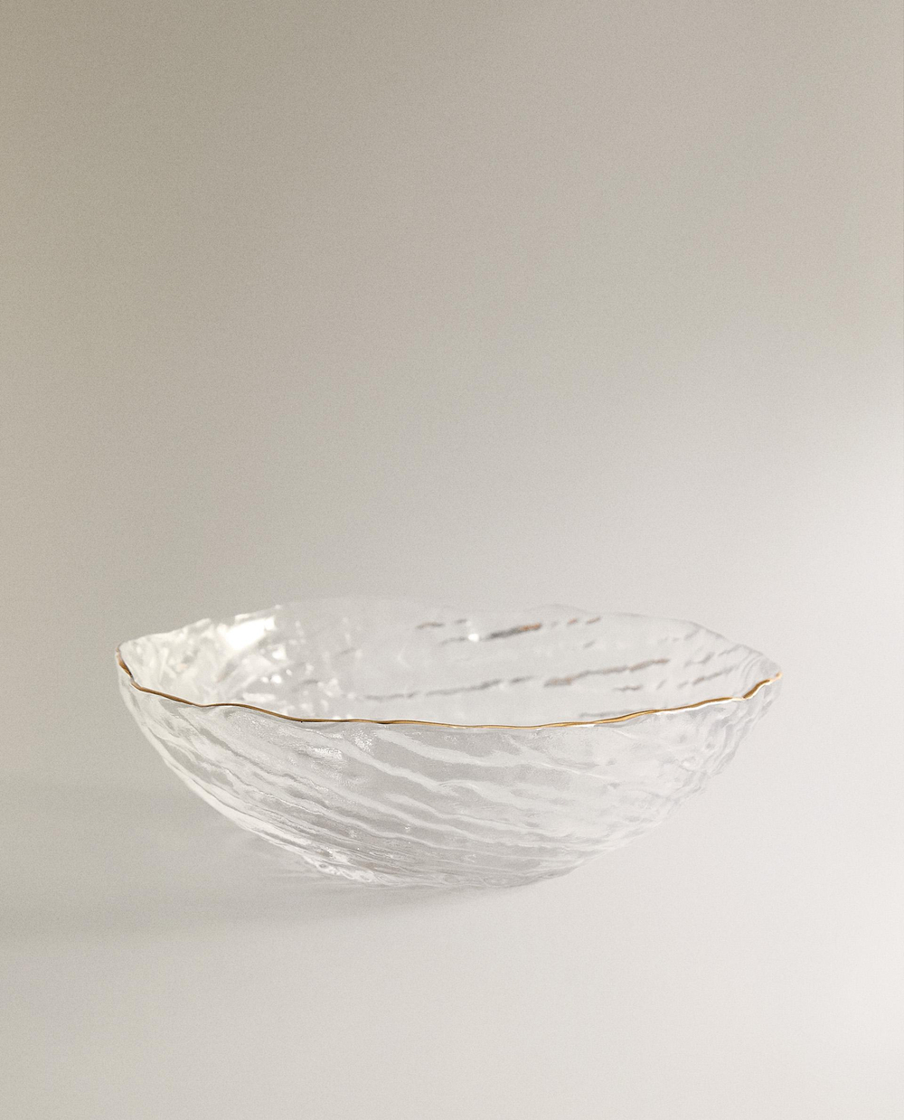 Zara Home миска из стекла, цвет золотой, 13 см