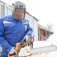 Щиток защитный лицевой РОСОМЗ НБТ2 СТАЛЬ Profi с экраном из стальной сетки, арт.423436