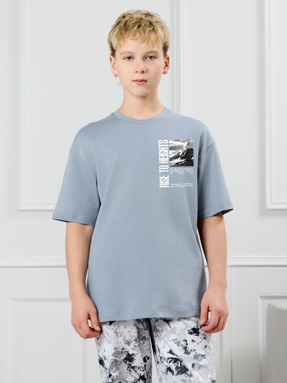 Костюм для мальчика Олимп-1 Виотекс СЕРЫЙ