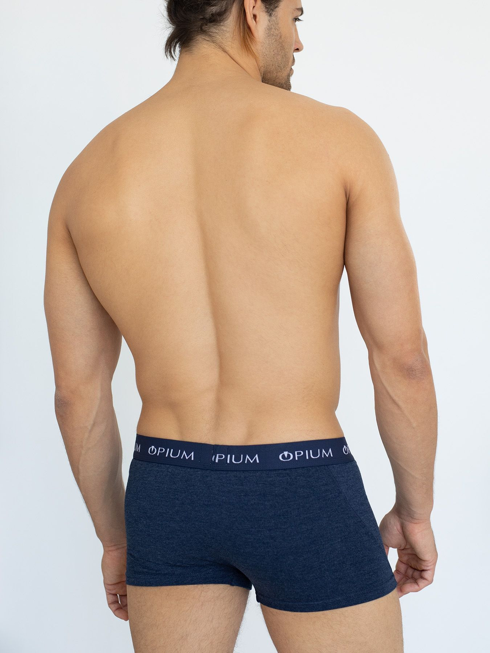 Классические удобные облегающие боксеры (Размер: XXXL) (Цвет: серый меланж)