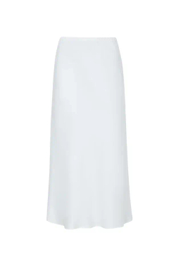Юбка прямая белая
