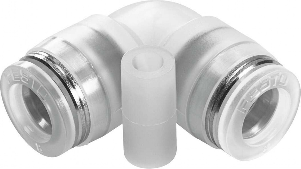 Фитинг цанговый угловой, прямой Festo NPQP-L-Q8-E-FD-P10 (комплект 10 шт)