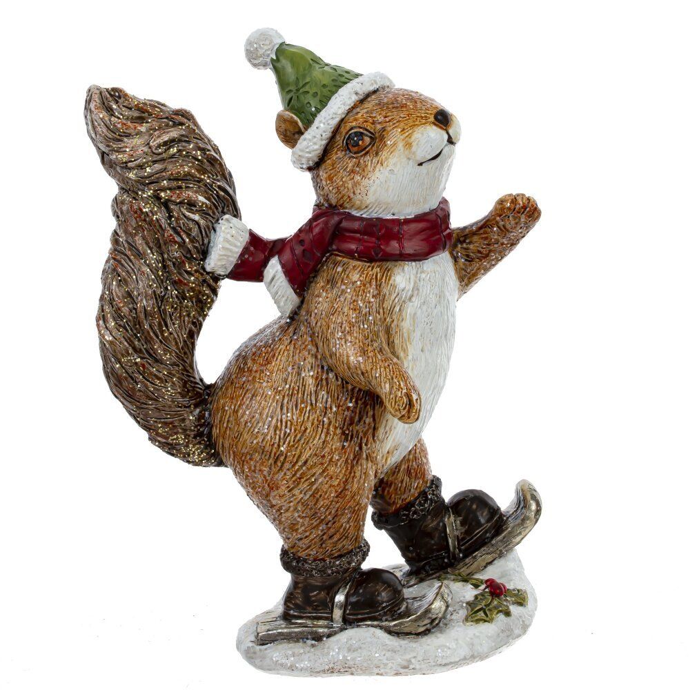 GAEM Фигурка декоративная "Белочка", L10 W7 H15 см, 2в.