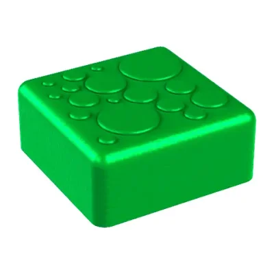 Крышка 6x6x3 см для конструктора 10"