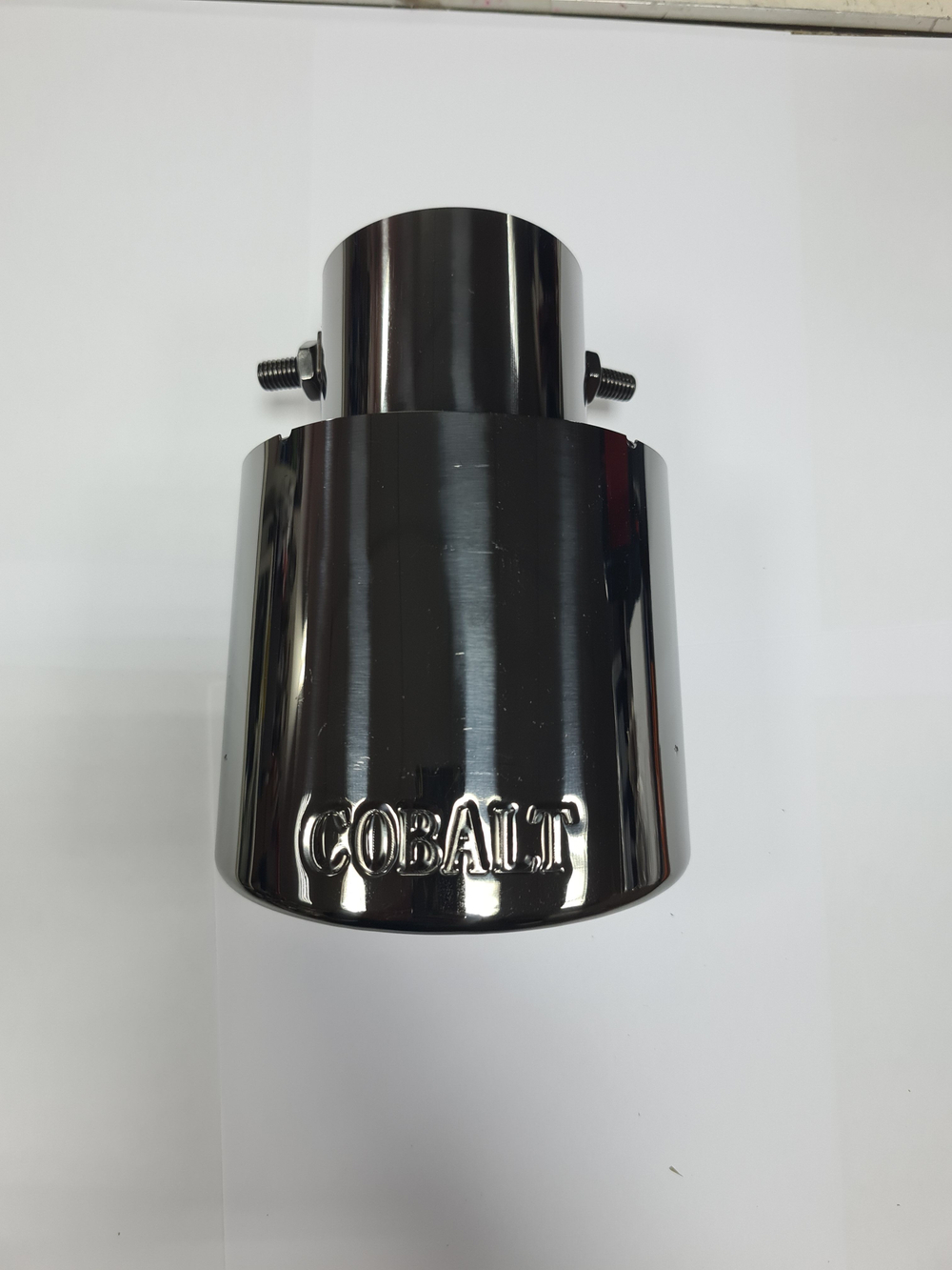 Насадка на глушитель с надписью COBALT тёмная тюнинг