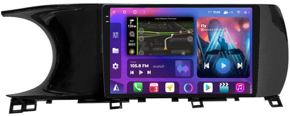 Магнитола для KIA K5 2020+ - FarCar XXL1002M QLED+2K, Android 12, ТОП процессор, 8Гб+256Гб, CarPlay, 4G SIM-слот
