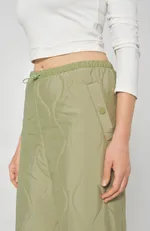 Брюки Alexandra Talalay стёганые AT019 фисташковые