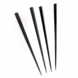 Пика шпажка пластик "Призма" 11,5 см черный 1000 шт Garcia De Pou