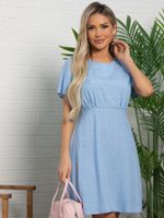 Платье Летнее время (голубое) П15756-55М LT Collection