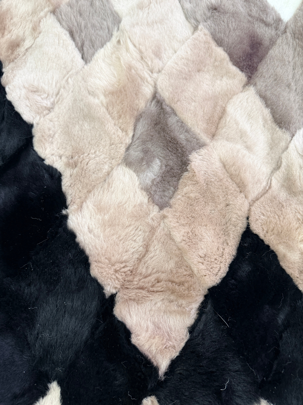 Покрывало меховое ковер из шкуры овчины