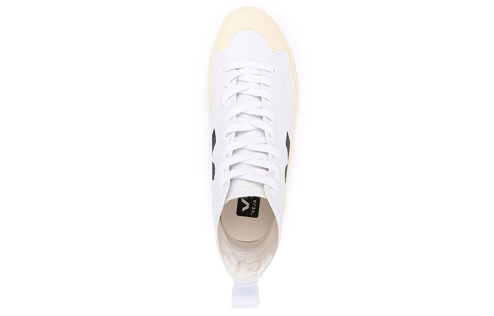 VEJA Nova Ht Canvas "White Black"