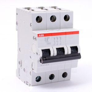 Автоматический выключатель ABB 3-полюсный 6A S203 C6 2CDS253001R0064