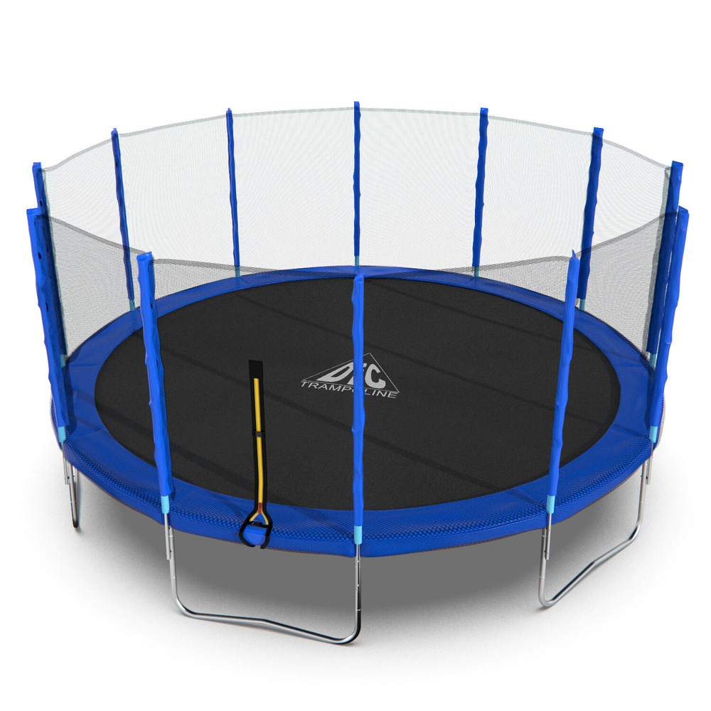 Батут DFC Trampoline Fitness с сеткой 16ft