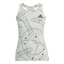 Женская теннисная майка adidas Club Graphic Tank Top Women - Light Green
