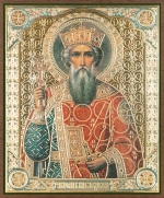 Икона "Владимир Равноапостольный" 10х12 на МДФ-6