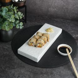 Блюдо прямоугольное 30,6*12 см h3 см White Matt Panasia P.L. Proff Cuisine [2]