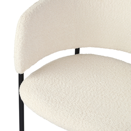 Стул Bergenson Bjorn Helning, альпака, молочный