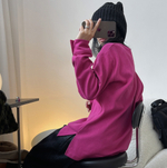 Пуловер розовый