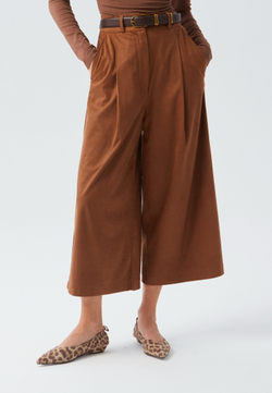 Кюлоты из замши