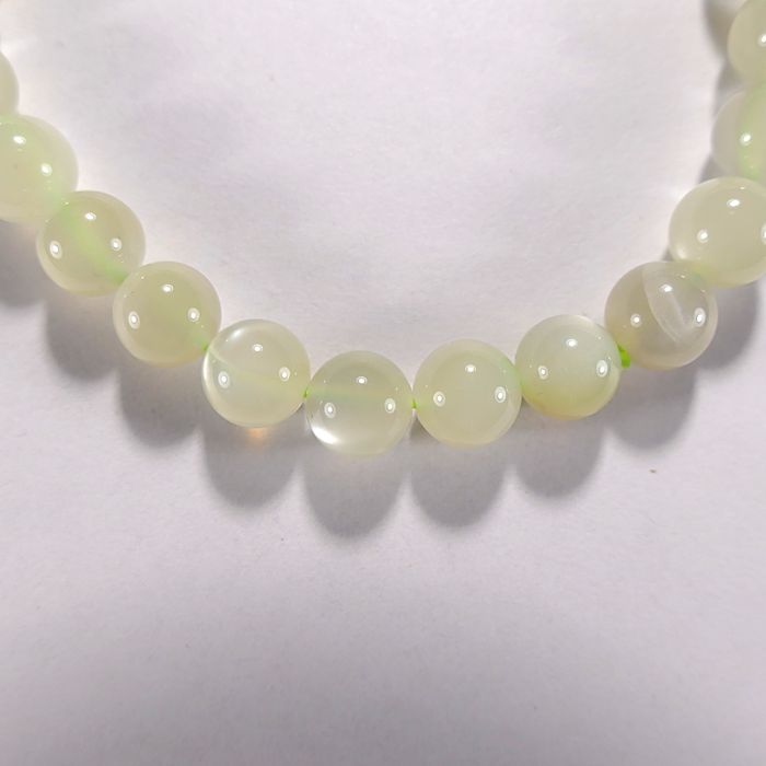 Бусина из лунного камня зеленого (Мадагаскар), шар гладкий 8мм