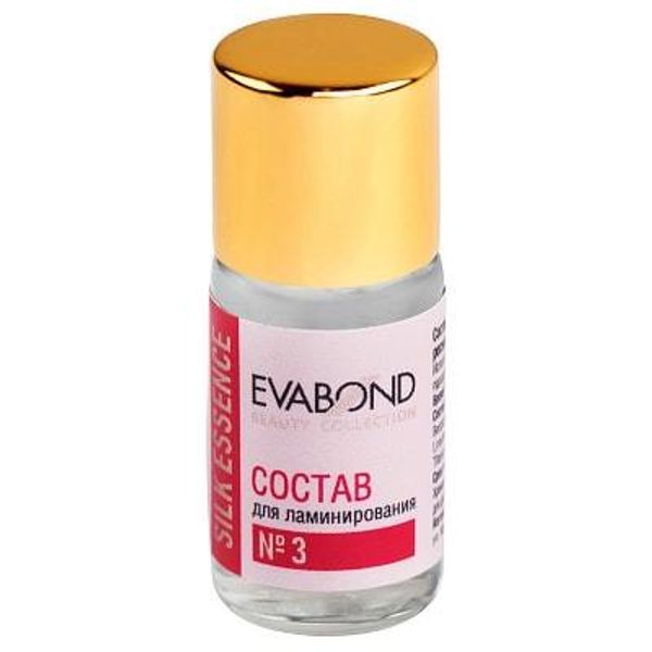 EVABOND Silk Essence, Состав № 3 для ламинирования ресниц, 5мл