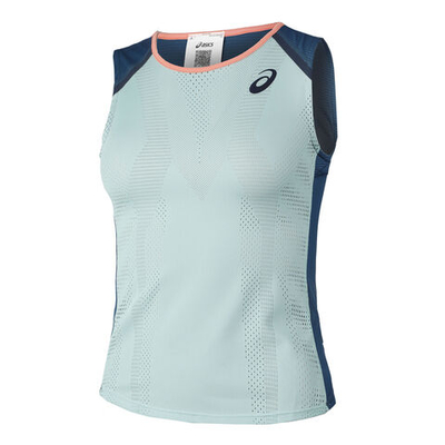 Женская теннисная майка ASICS Match Tank Top Women - Blue, Mint