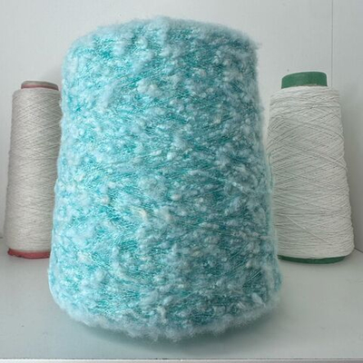 NORWAY-Lineapiu; 33% меринос, 44% п/с, 21% п/а, 2% эластан; 500м/100гр; цвет: бирюзовый с белыми «пушками» на бирюзовой нити. Есть мал. бобинка 164гр.