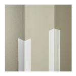 Угол отделочный из ПВХ, белый, 2700х40х40 мм 096586