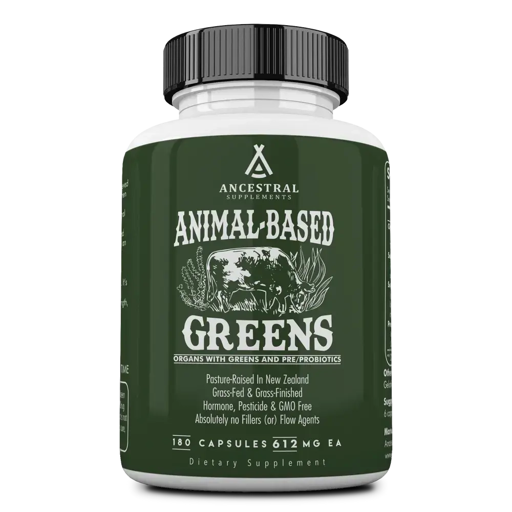 Ancestral Supplements - Animal-Based Greens 180 capsules 612mg