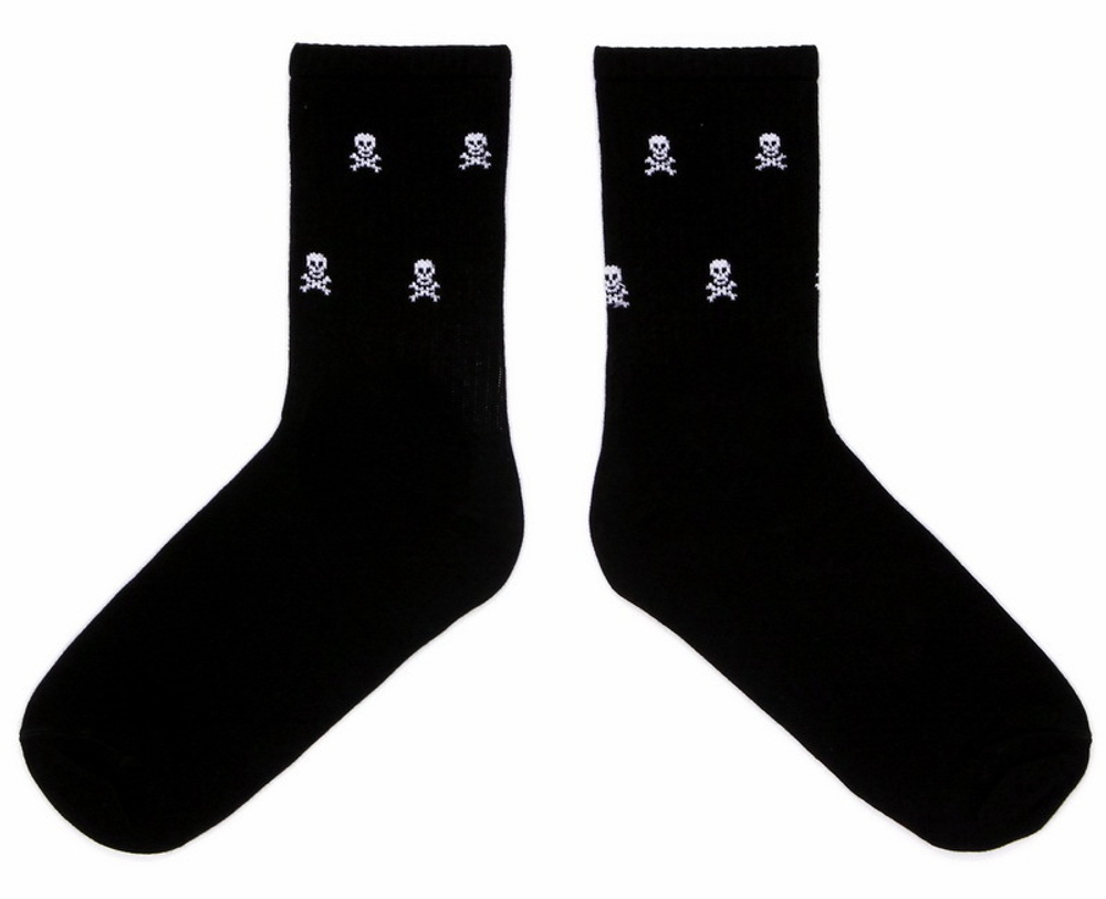Носки Черепа черные (238)