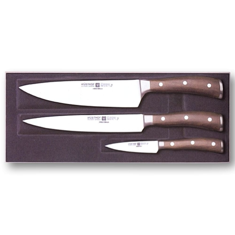 Набор из 3 кухонных ножей Wuesthof Ikon Германия