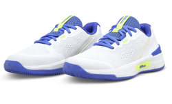 Женские теннисные кроссовки Wilson Intrigue Pro - white/amparo blue/safety yellow