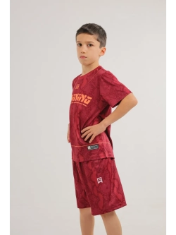 Детский спортивный костюм шорты и футболка для тренировок