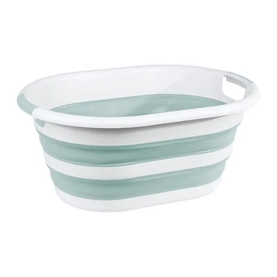 Таз ФЛЕКС овальный 38л складной Морская волна