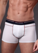 Мужские боксеры с контрастной строчкой (Размер: M) (Цвет: красный)