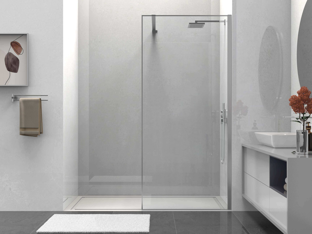 Душевая перегородка Walk-In VSW-1HS800CL, 800*2000, хром, стекло прозрачное