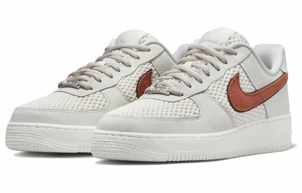 Кроссовки Nike Air Force 1 Low With Basketball Swooshes (Женская размерная сетка)