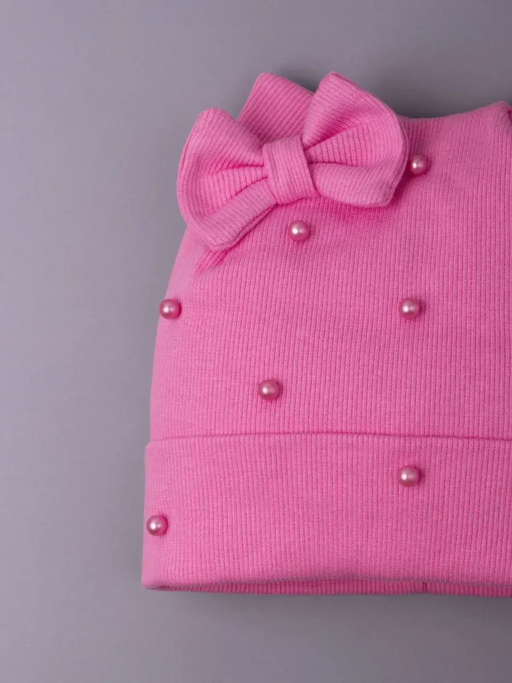 Шапка для девочки осенняя с ушками