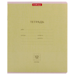 Тетрадь школьная А5 12л клетка,зеленая "Классика"( Erich Krause) микс цветов (комплект 3 шт)