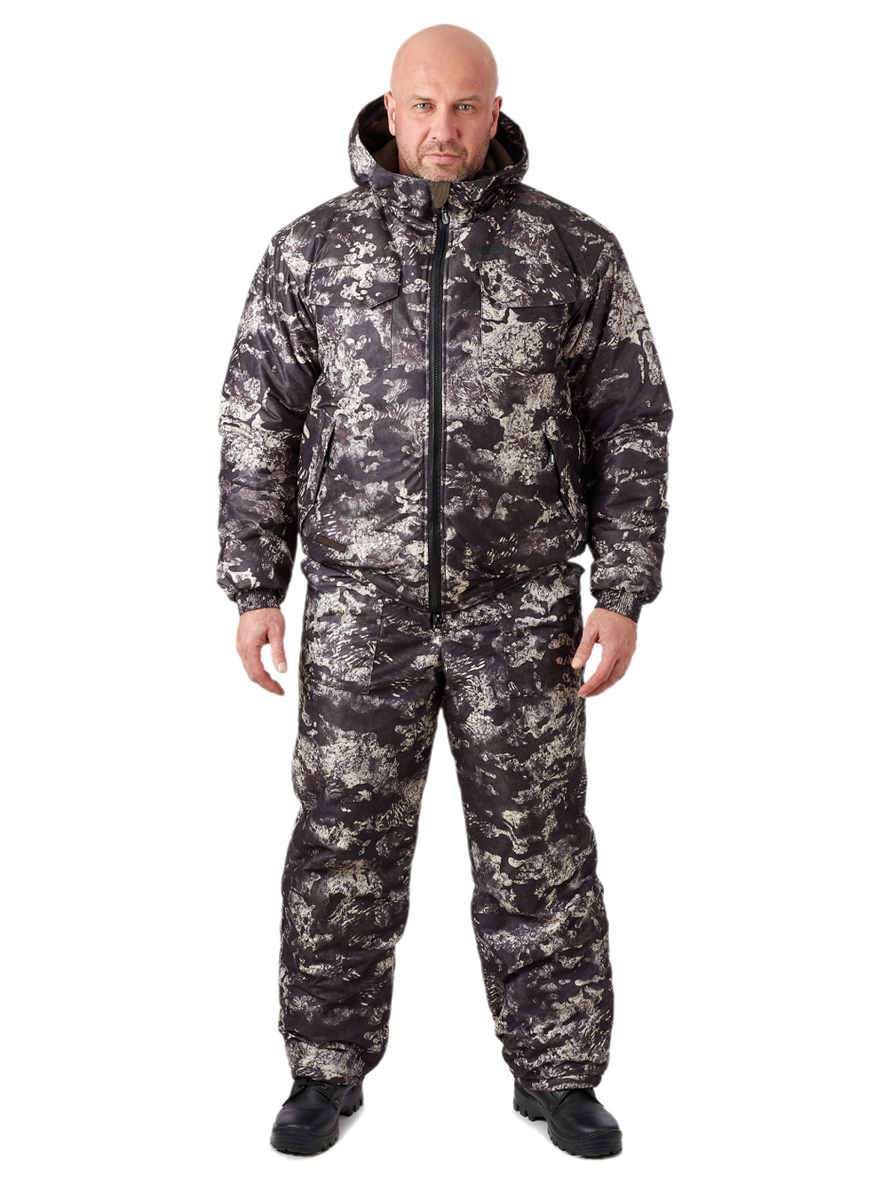 Костюм Вепрь V2 зимний -35 (алова, серый шельф) КВЕСТ