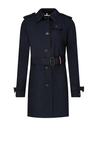 тренч Tommy Hilfiger - темно-синий(WW0WW24966)