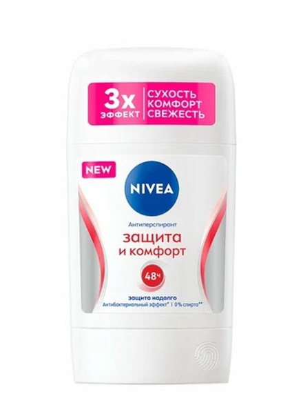 NIVEA ДЕЗ  СТИК ЖЕН ЗАЩИТА И КОМФОРТ 50 МЛ*15