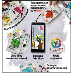 Настольная карточная игра "Soviet Kitchen : СОВЕТСКАЯ КУХНЯ"